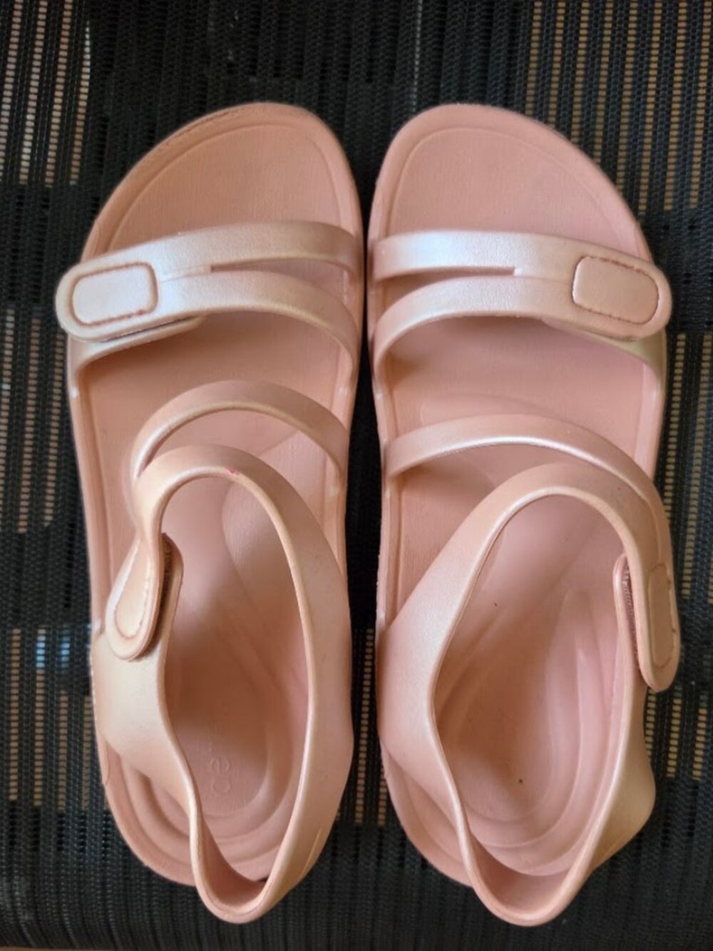 Aetrex Jillian Sport Sandals Women’s 10 Blush Pink Water Friendly Arch Support